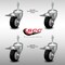 Service Caster 3.5 Inch SS Black Poly Swivel 10mm Threaded Stem Caster Set Total Lock Brake SCC-SSTSTTL20S3514-PPUB-BLK-M1015-4 - alternate 4